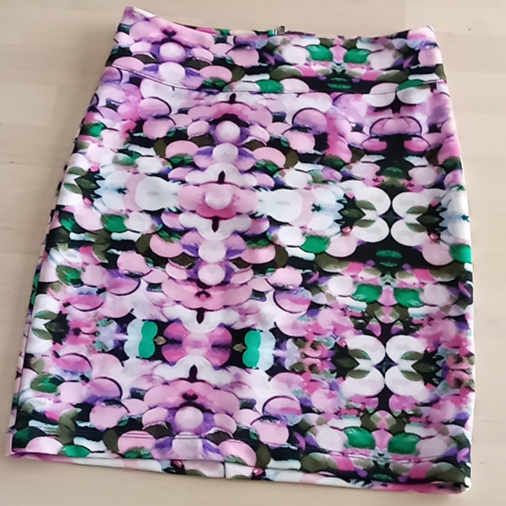 Nanette Lepore Abstract Floral Mini Skirt